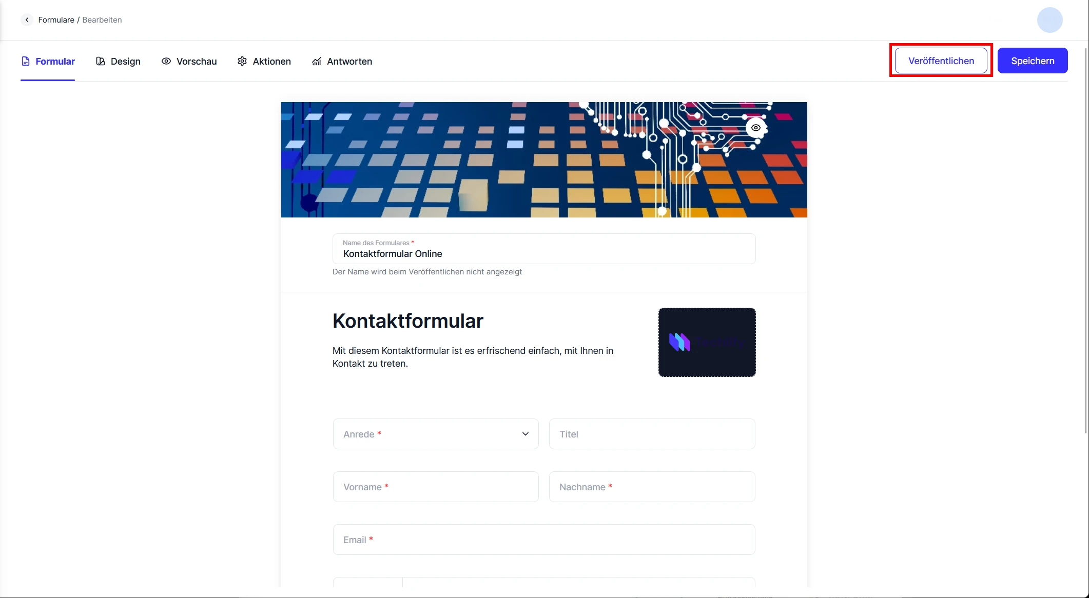 Forms online Bearbeiten